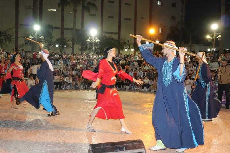 حفل فني واستعراضي لفرقة المكتبة للتراث الشعبي على المسرح الروماني بمكتبة مصر العامة بدمنهور