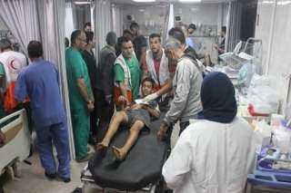 سقوط 13 مصابا في استهداف الاحتلال فلسطينيين قرب مدارس الأونروا شمال غزة