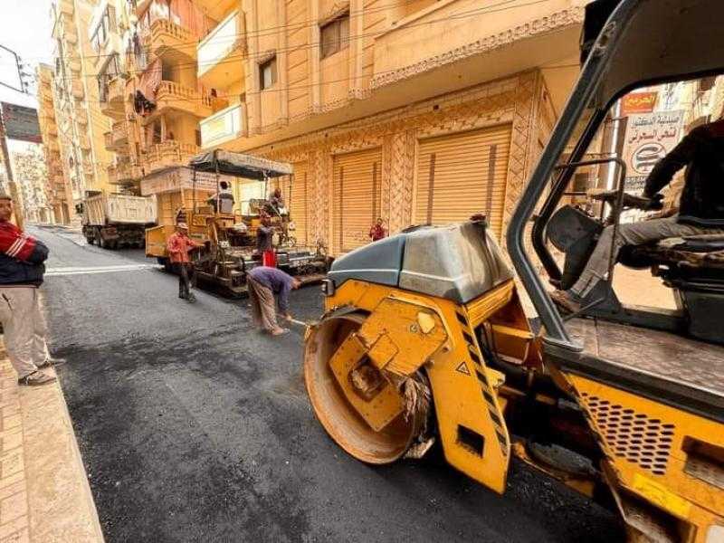 رصف فرعيات شارع المجلده بإيتاى البارود بالبحيرة بطول 450 م بتكلفة إجمالية 3.5 مليون جنيه