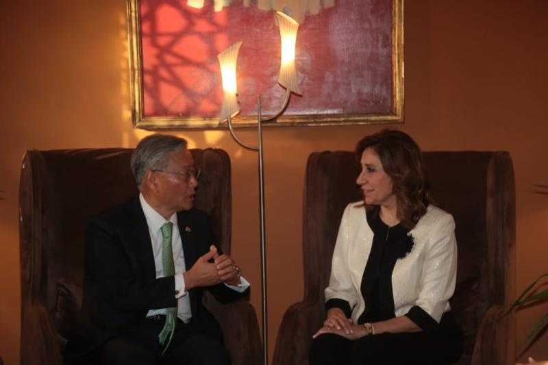 وزيرة الثقافة وسفير كوريا الجنوبية يشهدان انطلاق الأسبوع الثقافي الكوري