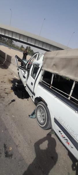 حادث تصادم بأسيوط 