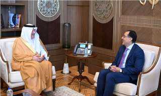 رئيس الوزراء يستقبل السفير السعودي بالقاهرة بمناسبة انتهاء مهام عمله