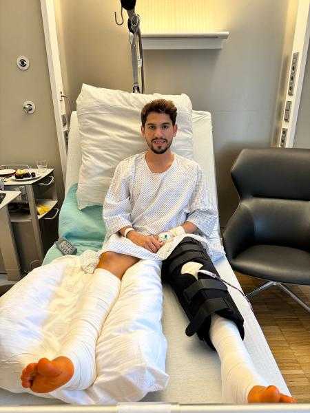 جراحة الرباط الصليبي بنجاح في ألمانيا لـ محمد شكري لاعب سيراميكا كليوباترا