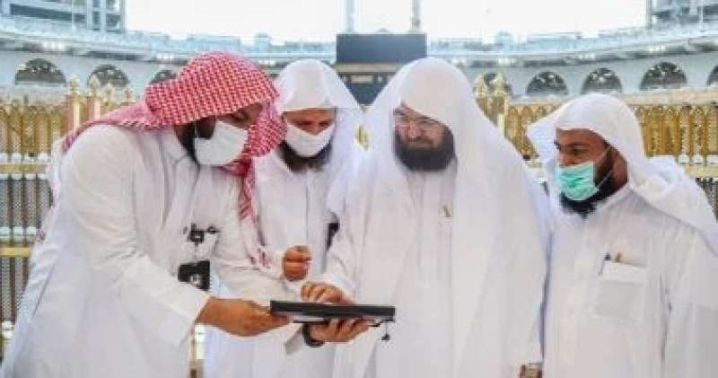 الشيخ السديس خلال تدشين الخطة 
