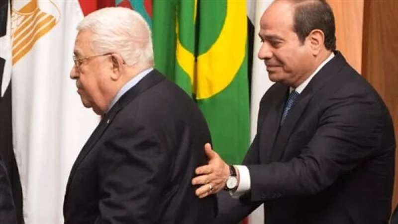 الرئيس السيسي مع الرئيس الفلسطيني
