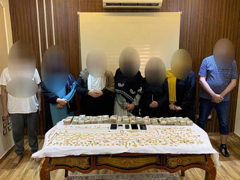 القبض على المتهمين بسرقة كيلو مشغولات ذهبية