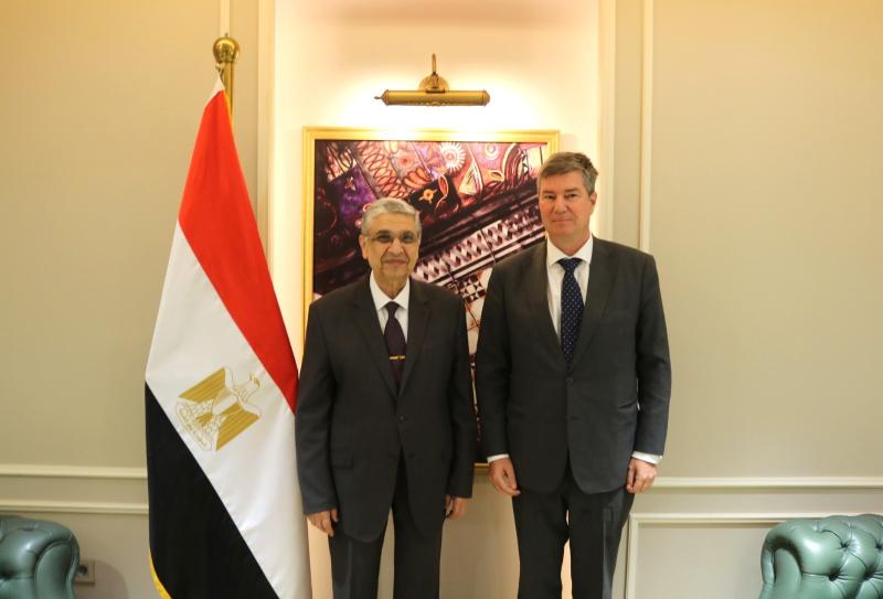وزير الكهرباء يلتقي سفير بلجيكا لبحث سبل دعم و تعزيز التعاون بين البلدين