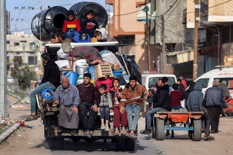 نزوح الفلسطينيين من رفح