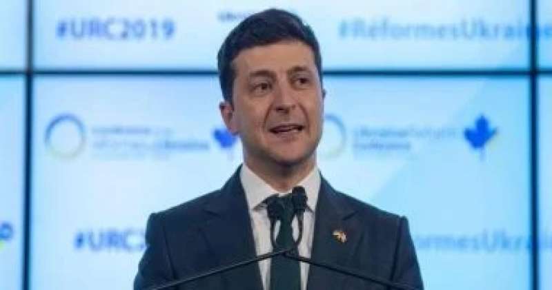 الرئيس الأوكراني فولوديمير زيلينسكي
