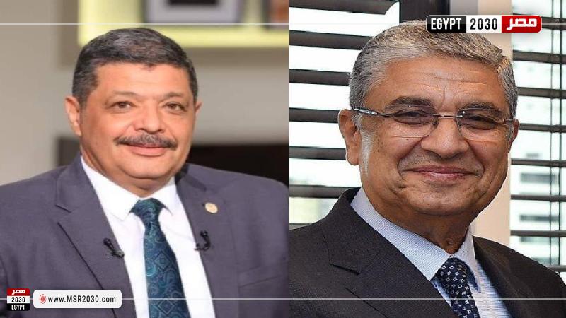 وزير الكهرباء وعمرو الحاج