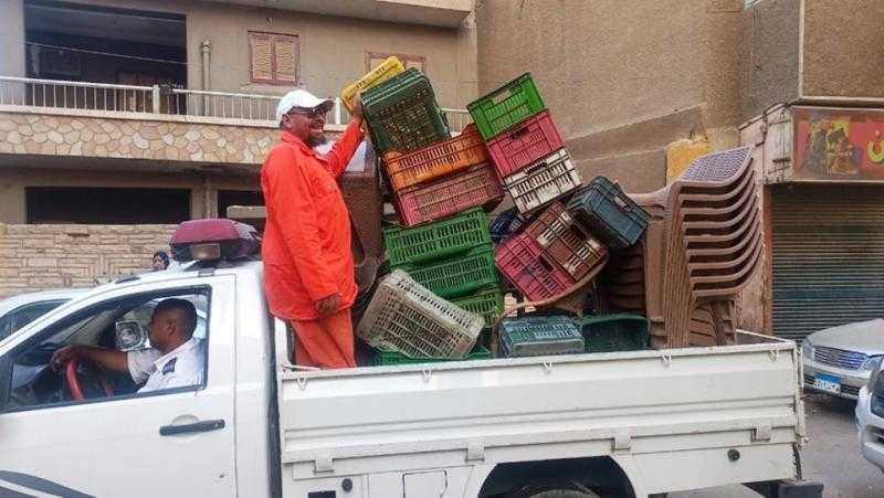 ضبط ومصادرة 939 مخالفة مرافق بنطاق حي شرق سوهاج خلال أسبوع