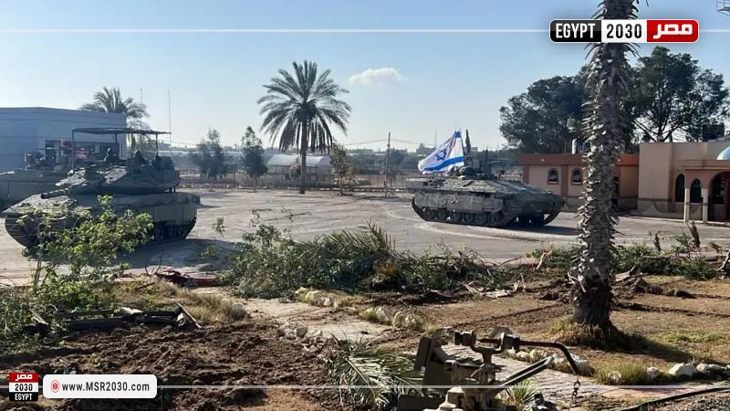 معبر رفح من الجانب الفلسطيني