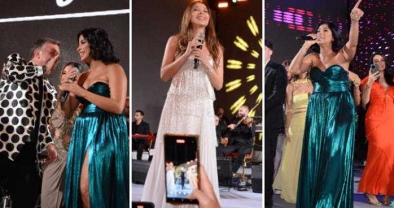 نانسي عجرم وروبي تحييان حفل زفاف ابنة رجل أعمال في مصر