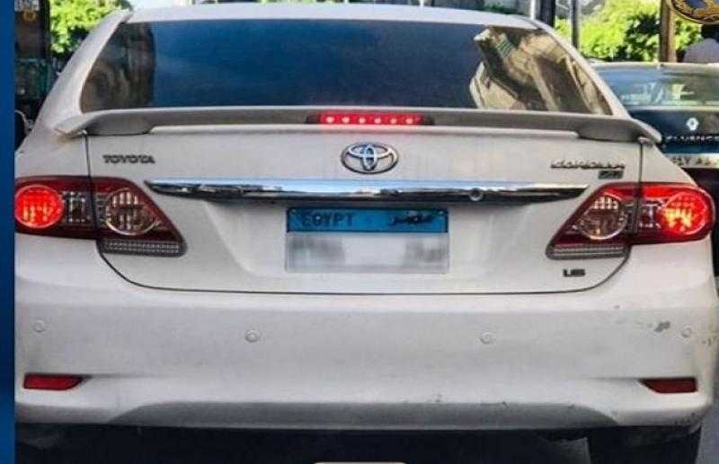 ضبط سائق بتهمة طمس لوحات سيارته في القليوبية