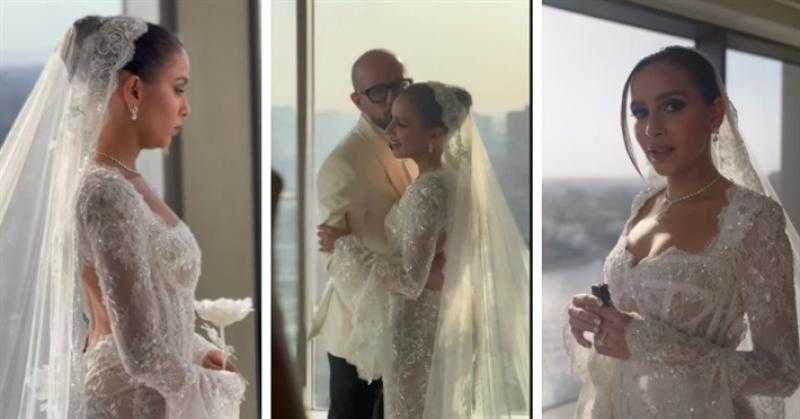 استعدادات جميلة عوض لحفل زفافها من المونتير أحمد حافظ