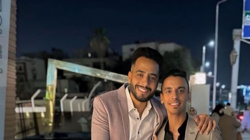 عصام السقا وأحد معجبيه