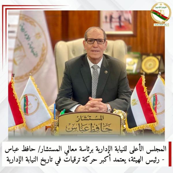 رئيس النيابة الإدارية 