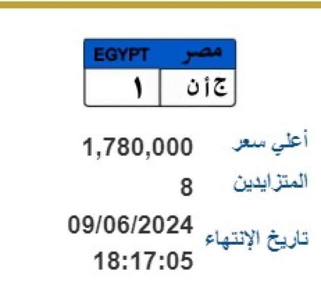 لوحة معدنية مميزة 