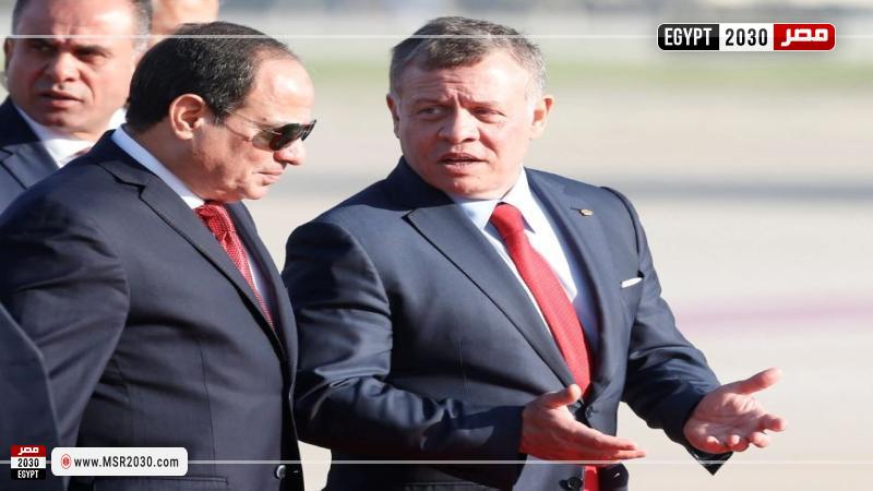 السيسي وملك الأردن