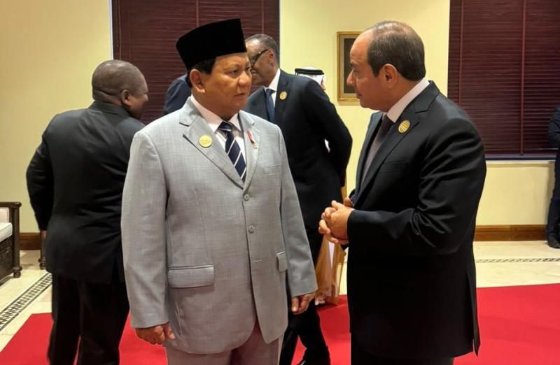 لقاء جانبي للرئيس السيسي مع نظيره الإندونيسي