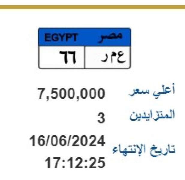 لوحة معدنية مميزة 