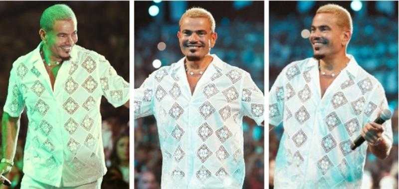 سعرها يتجاوز 11 مليون جنيه.. عمرو دياب بإطلالة بيضاء في حفل بيروت