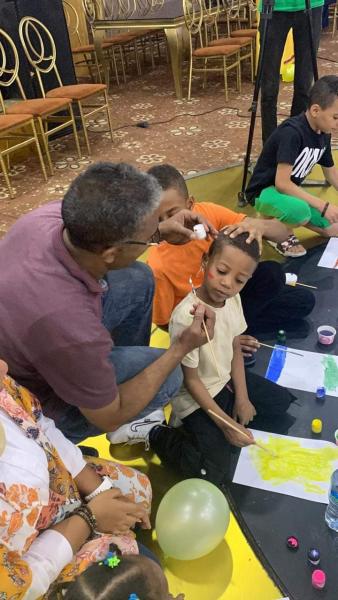 الاحتفال بالاطفال السودانيين 