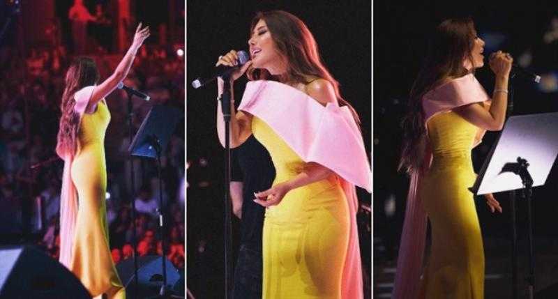 الجمهور يستقبل نجوى كرم بالزغاريد في حفلها بألمانيا