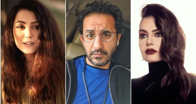شريهان وأحمد حلمي وكندة علوش