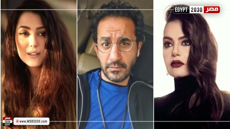 شريهان وأحمد حلمي وكندة علوش
