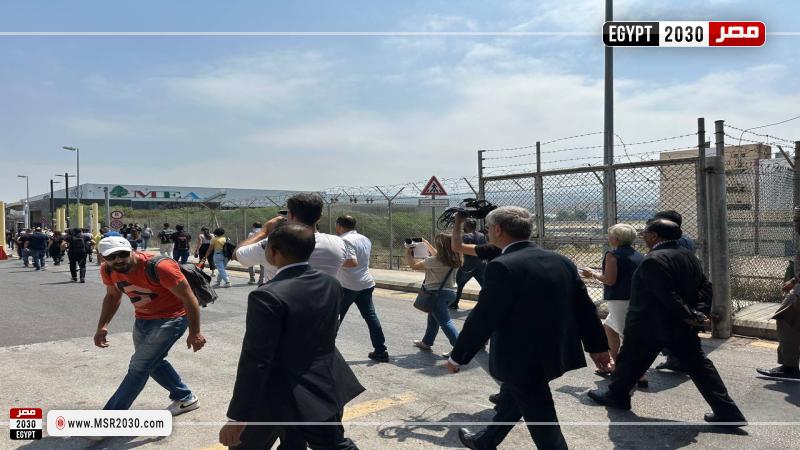 جولة السفراء الأجانب بمطار رفيق الحريري