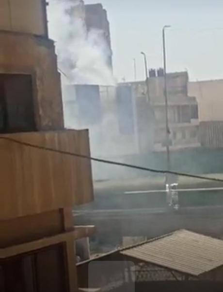 موقع الحريق