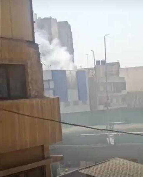 ماس كهربائي وراء اندلاع حريق داخل قسم شرطة الأزبكية