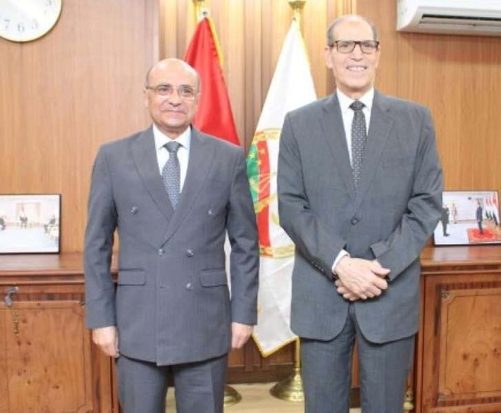 وزير العدل ورئيس النيابة الإدارية 
