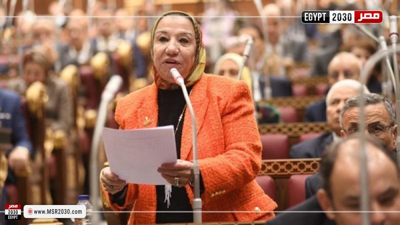 النائبة حياة خطاب عضو مجلس الشيوخ