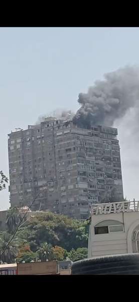 حريق الزمالك 
