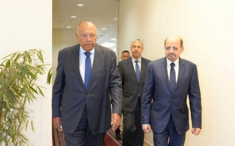 وزيرا الخارجية المصري واليمني