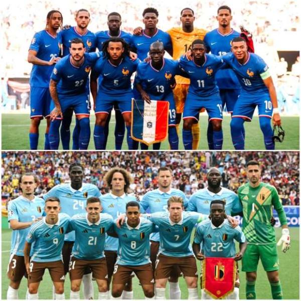 موعد مباراة فرنسا وبلجيكا