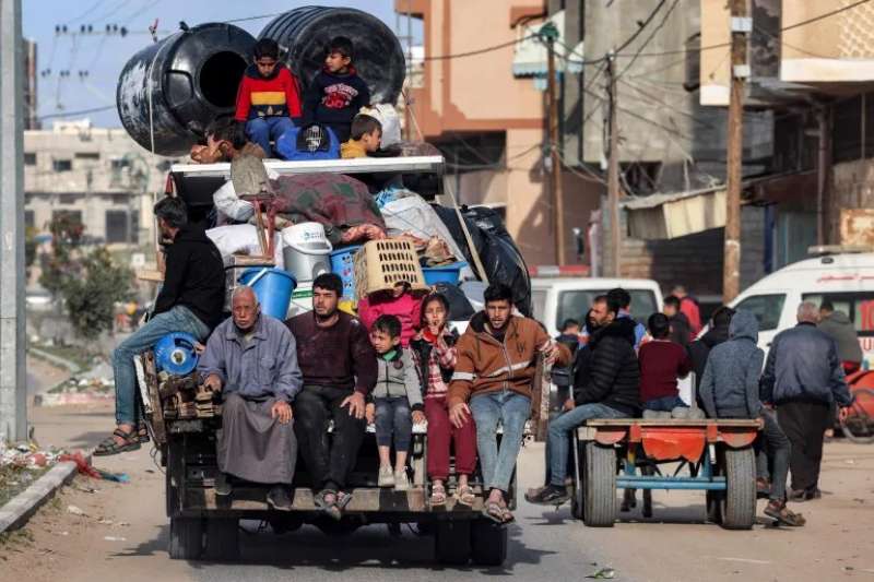 عملية نزوح جديدة في مدينة غزة