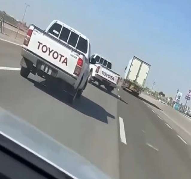 قيادة برعونه على الطرق
