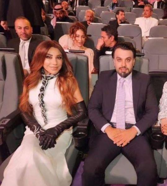 نجوي كرم وزوجها