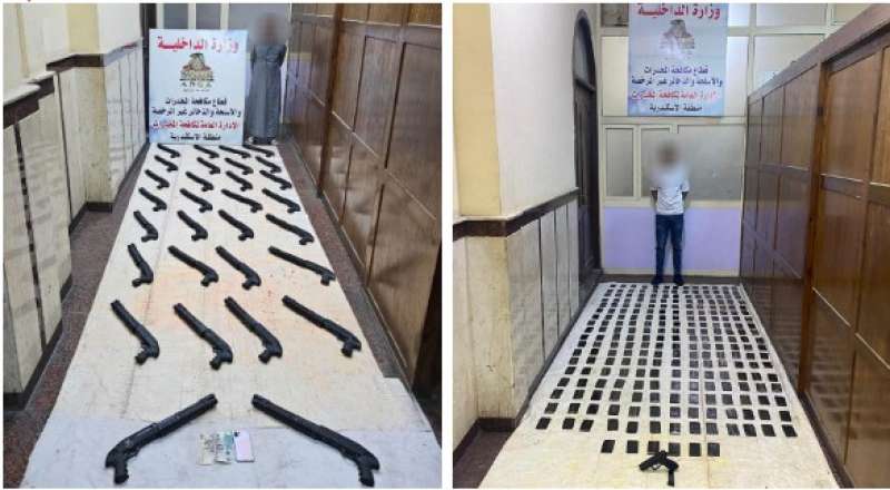 ضبط اثنين من العناصر الاجرامية بحوزتهما كميات من المخدرات