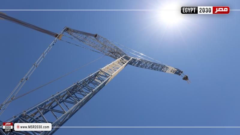 وصول الونش العملاق لموقع محطة الضبعة