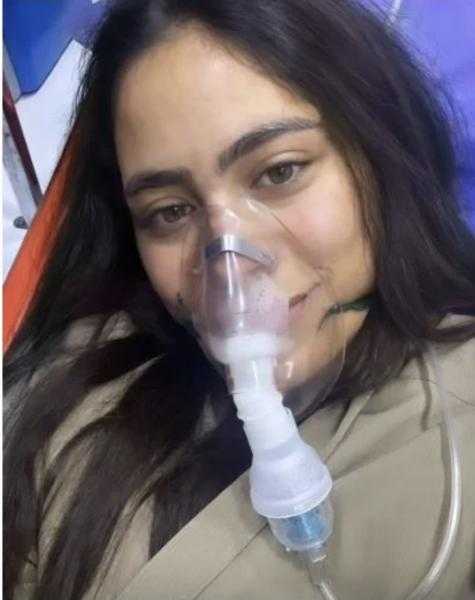 هاجر أحمد تتعرض لوعكة صحية