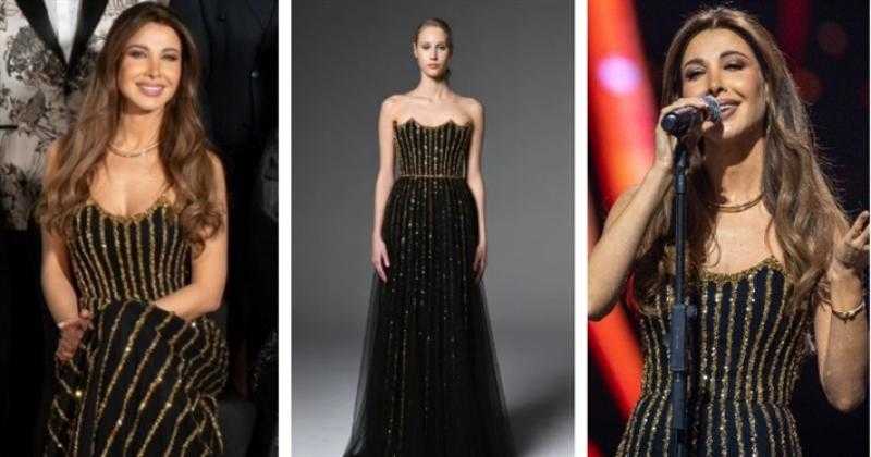 سعره يتخطى 300 ألف جنيه.. تعديلات نانسي عجرم على فستانها الثاني في ”ليلة وردة”