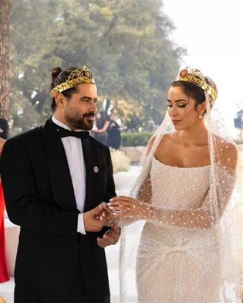 شاهد.. أول صور لحفل زفاف ناصيف زيتون ودانييلا رحمة