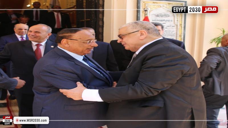 رئيس مجلس الدولة يستقبل رئيس هيئة قضايا الدولة