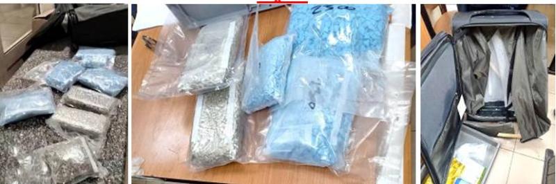 بقيمة 13 مليون ..احباط محاولة عصابة لتهريب 21 ألف قرص إكستاسى بمطار شرم الشيخ