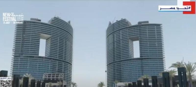 شاهد.. جولة داخل سوق مدينة العلمين الجديدة