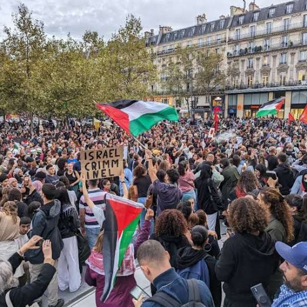 مظاهرات داعمة لفلسطين في فرنسا
